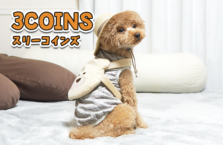 【3COINS】スリーコインズの夏用犬服買ってみた